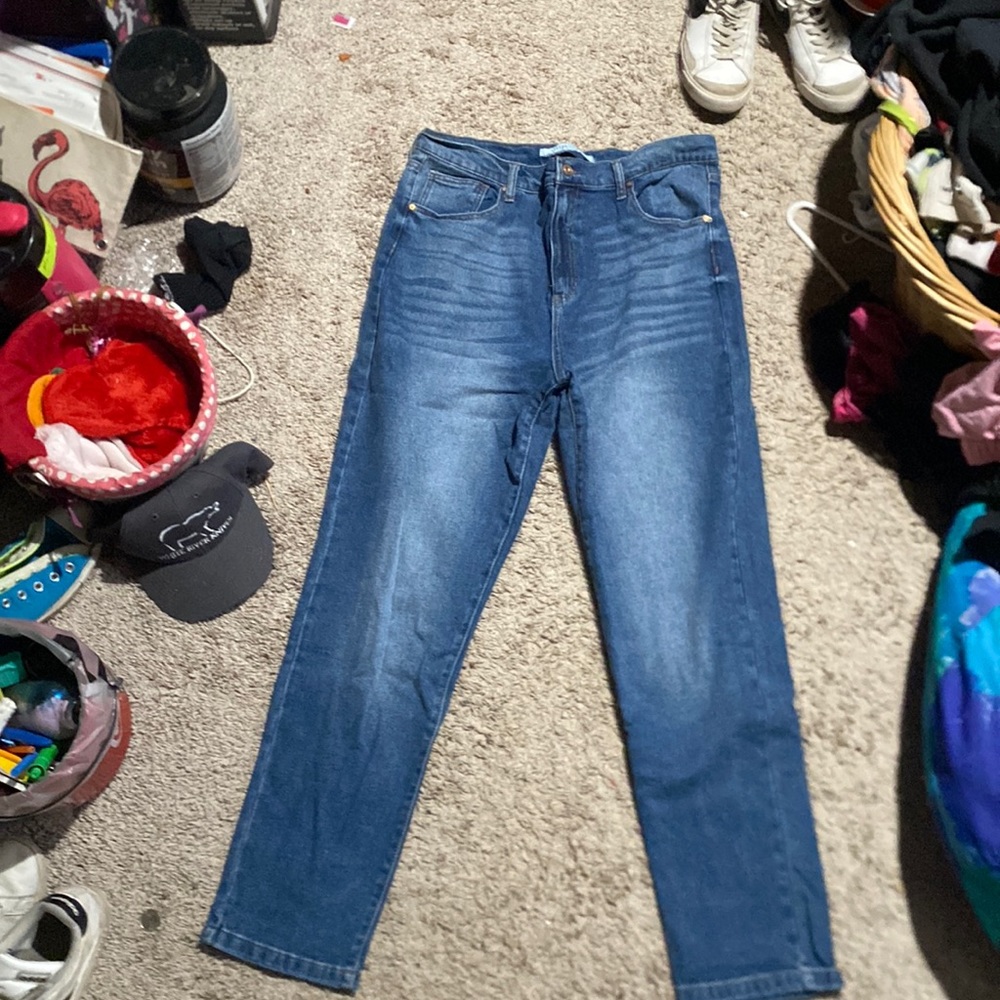 Blue celebrity pink jeans